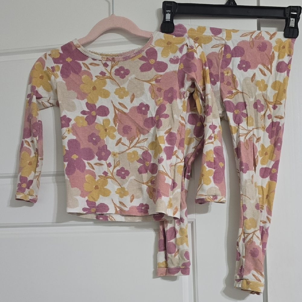 Floral Kids Pajamas Set